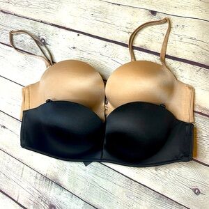 Bundle of Victoria’s Secret Bombshell Push Up Strapless Bras